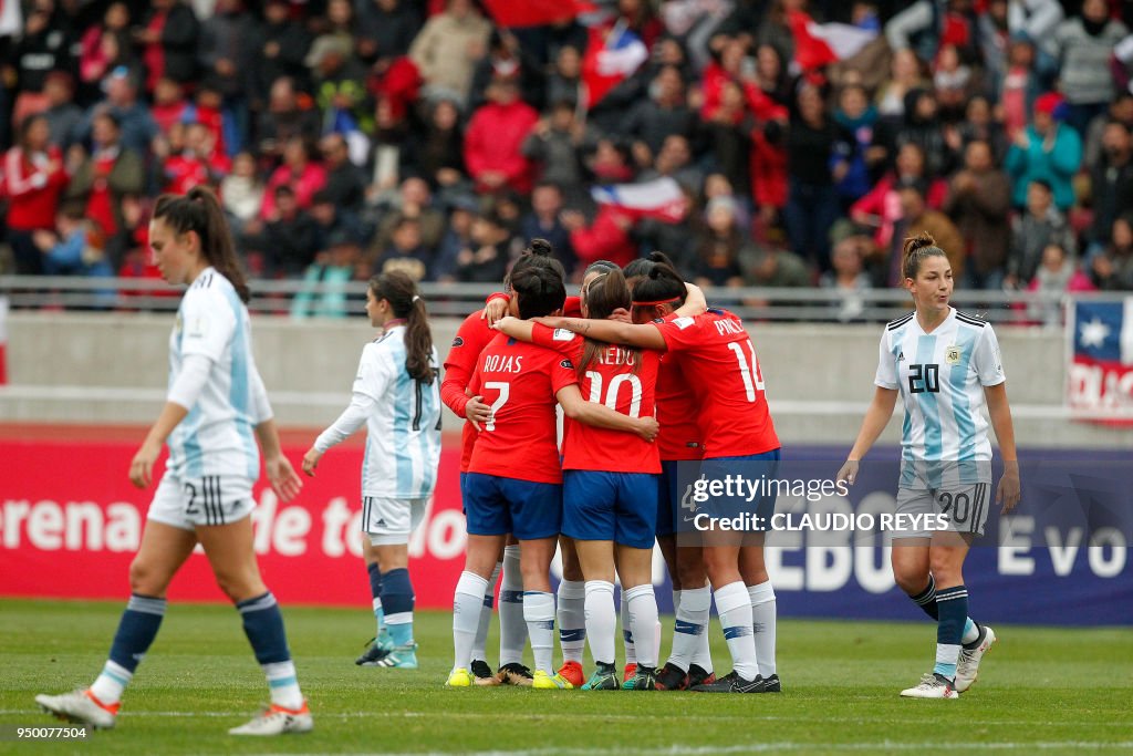 FBL-WOMEN-AMERICA CUP-ARG-CHI