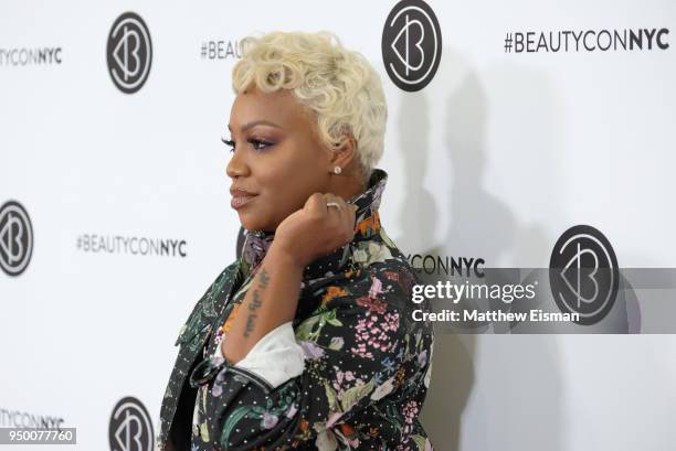 Tiarra Monet attends Beautycon Festival NYC 2018 - Day 2 at Jacob Javits Center on April 22, 2018 in New York City.