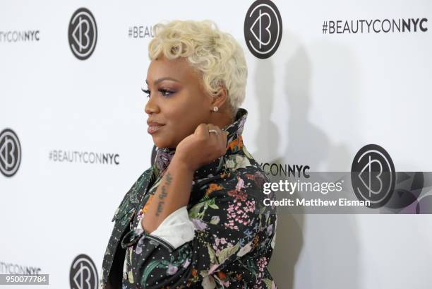 Tiarra Monet attends Beautycon Festival NYC 2018 - Day 2 at Jacob Javits Center on April 22, 2018 in New York City.