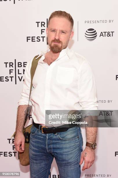 Actor Ben Foster attends a screening of "Diane" during the 2018 Tribeca Film Festival at SVA Theatre on April 22, 2018 in New York City.