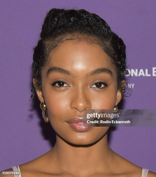 Actress Yara Shahidi arrives at the Big Brothers Big Sisters of Greater Los Angeles Annual "Accessories for Success" Scholarship Luncheon at the...