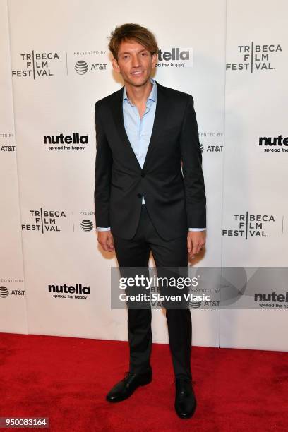 Director Tim McGrath attends the Shorts Program: Surviving Theather 9 during Tribeca Film Festival at Regal Battery Park 11 on April 22, 2018 in New...