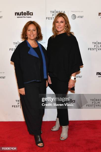 Director Kim A. Snyder and Maria Cuomo Cole attend the Shorts Program: Lessons from a School Shooting during Tribeca Film Festival at Regal Battery...