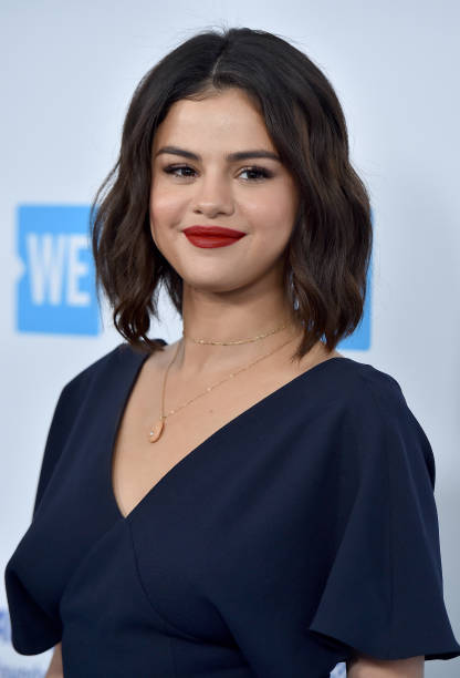 Actress/singer Selena Gomez attends WE Day California at The Forum on April 19, 2018 in Inglewood, California.
