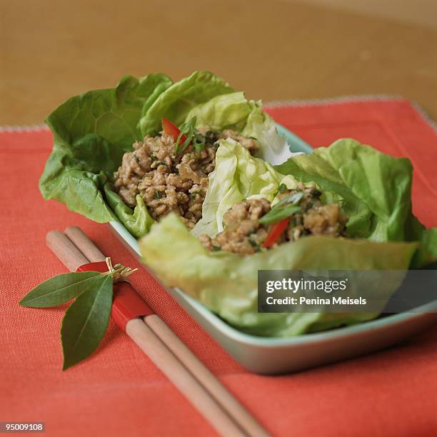 rice paper salad rolls - goi cuon stock pictures, royalty-free photos & images