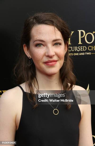 Annes Elwy attends the Broadway Opening Day performance of 'Harry Potter and the Cursed Child Parts One and Two' at The Lyric Theatre on April 22,...
