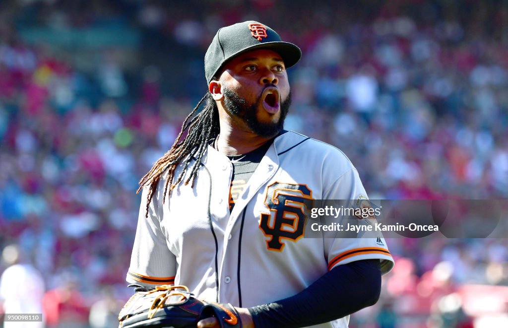 San Francisco Giants  v Los Angeles Angels of Anaheim