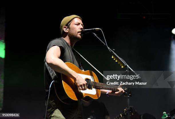 Robin Pecknold of Fleet Foxes performs onstage during the 2018 Coachella Valley Music and Arts Festival at the Empire Polo Field on April 21, 2018 in...