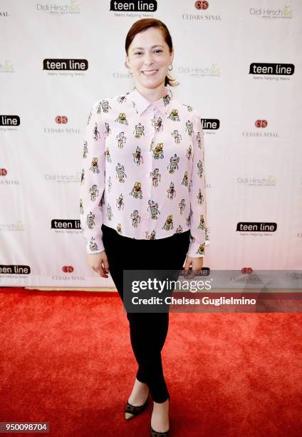 Actor/writer Rachel Bloom arrives at Teen Line 2018 Food For Thought Brunch hosted by Rachel Bloom at UCLA Carnesale Commons on April 22, 2018 in Los...