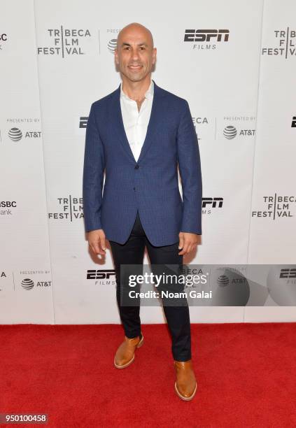 Haytham Faraj attends a screening of "House Two" during the 2018 Tribeca Film Festival at Cinepolis Chelsea on April 22, 2018 in New York City.