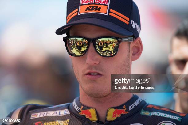 Pol Espargaro of Spain and Red Bull KTM Factory Racing prepares to start on the grid during the MotoGP race during the MotoGp Red Bull U.S. Grand...