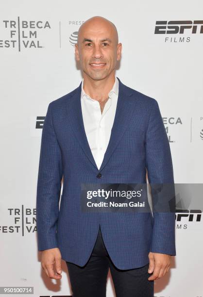 Haytham Faraj attends a screening of "House Two" during the 2018 Tribeca Film Festival at Cinepolis Chelsea on April 22, 2018 in New York City.