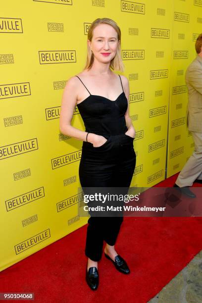 Halley Feiffer attends the Opening Night Of "Belleville," presented by Pasadena Playhouse on April 22, 2018 in Pasadena, California.