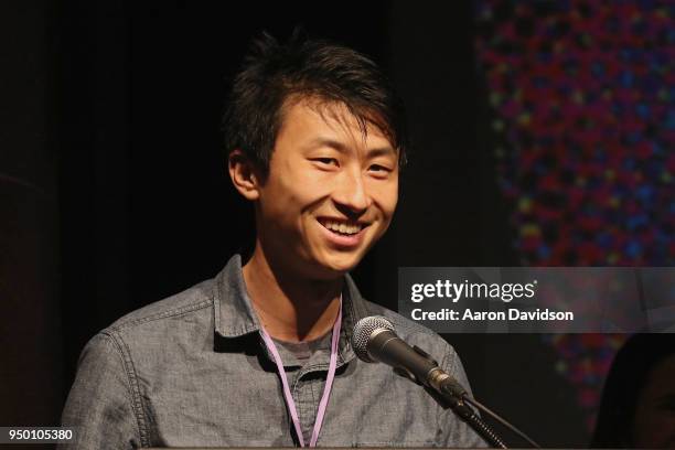 Bing Liu attends the 2018 Sarasota Film Festival on April 21, 2018 in Sarasota, Florida.