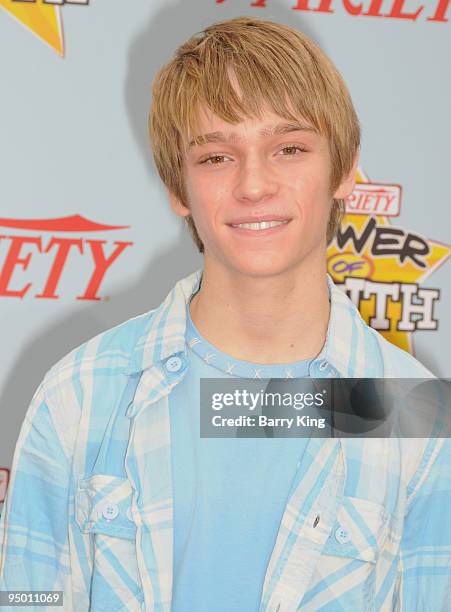 Actor David Gearheart arrives to Variety's 3rd Annual "Power of Youth" event held at the Paramount Studios - backlot on December 5, 2009 in Los...