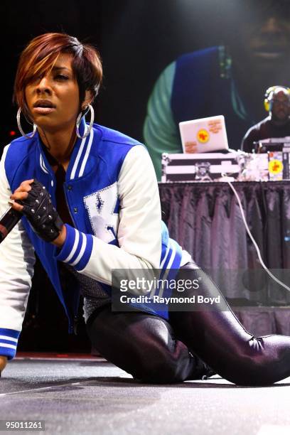 December 12: Keri Hilson performs at the Allstate Arena in Rosemont, Illinois on December 12, 2009.