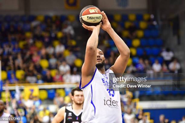 Boris Diaw of Levallois during the Jeep Elite match between Levallois Metropolitans and Dijon at Salle Marcel Cerdan on April 22, 2018 in Levallois,...