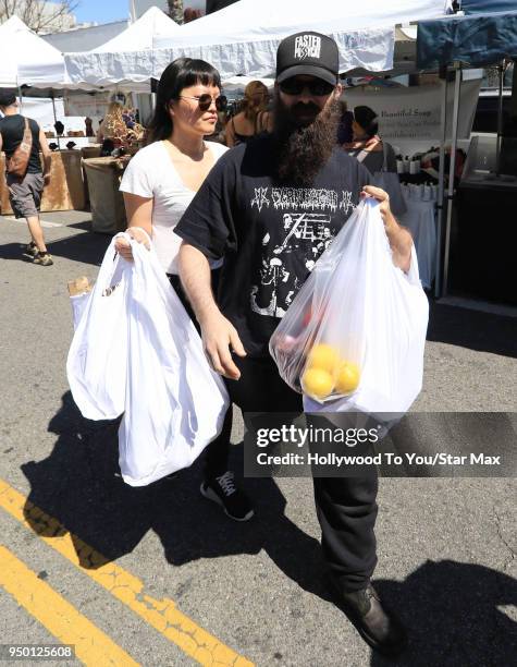 Hana Mae Lee is seen on April 22, 2018 in Los Angeles, California.