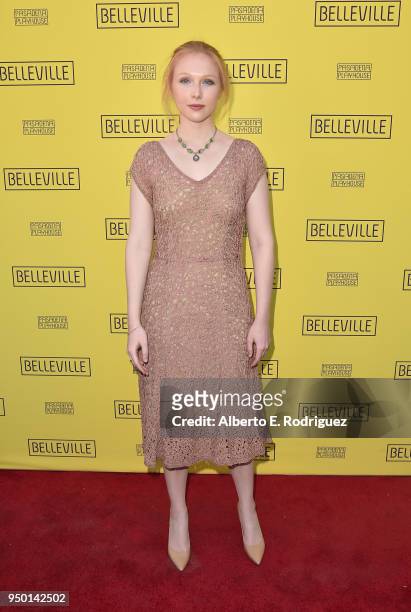 Molly Quinn attends the Pasadena Playhouse Presents Opening Night Of "Belleville" at Pasadena Playhouse on April 22, 2018 in Pasadena, California.