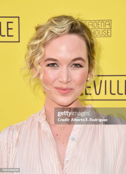 Kelley Jakle attends the Pasadena Playhouse Presents Opening Night Of "Belleville" at Pasadena Playhouse on April 22, 2018 in Pasadena, California.