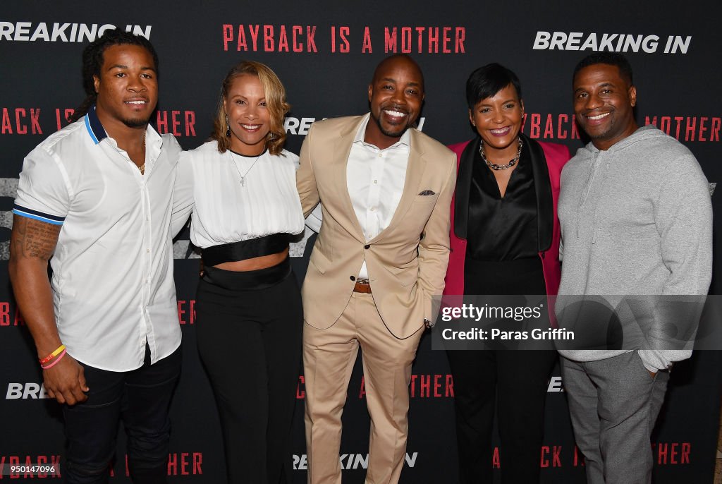 BREAKING IN Star and Producer Gabrielle Union, & Producer Will Packer Attend Private Screening at Regal Atlantic Station in Atlanta