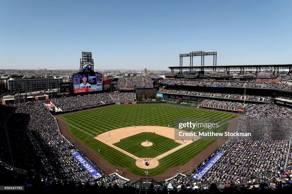 Chicago Cubs v Colorado Rockies