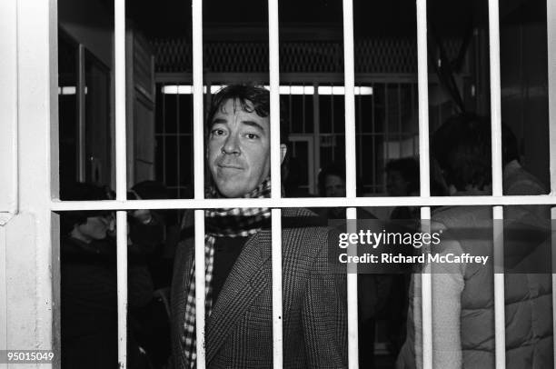 Boz Scaggs at San Quentin Prison in 1980 in San Quentin, California.