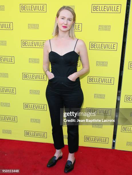 Halley Feiffer attends the Opening Night Of 'Belleville,' presented by Pasadena Playhouse on April 22, 2018 in Pasadena, California.