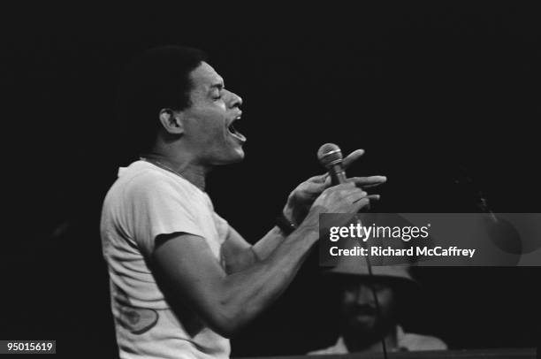 Al Jarreau performs live at The Boarding House Nightclub in 1976 in San Francisco, California.