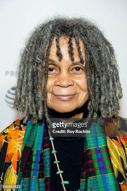 Sonia Sanchez attends the "Mr. SOUL!" screening during Tribeca Film Festival at Spring Studios on April 22, 2018 in New York City.