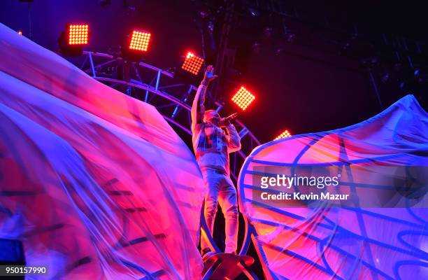French Montana performs onstage during the 2018 Coachella Valley Music And Arts Festival at the Empire Polo Field on April 22, 2018 in Indio,...