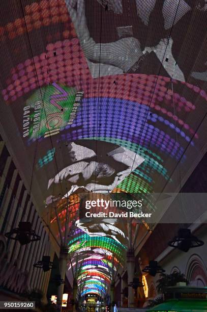 The Fremont Street Experience pays tribute to Swedish DJ/producer and former Las Vegas headliner Avicii with a photo retrospective on the...