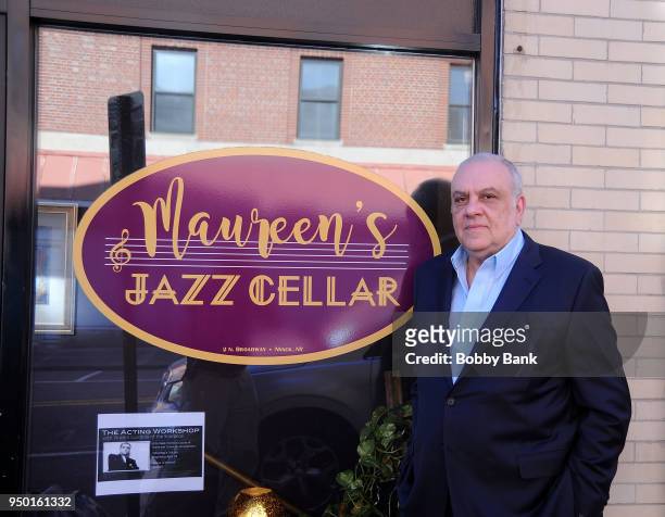 Vince Curatola performs at Maureen's Jazz Cellar on April 22, 2018 in Nyack, New York.
