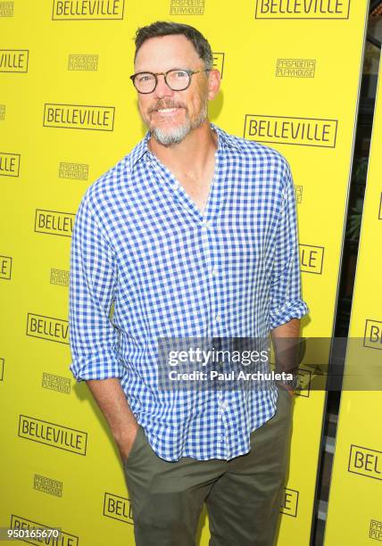 Actor Matthew Lillard attends the opening night of "Belleville" at the Pasadena Playhouse on April 22, 2018 in Pasadena, California.