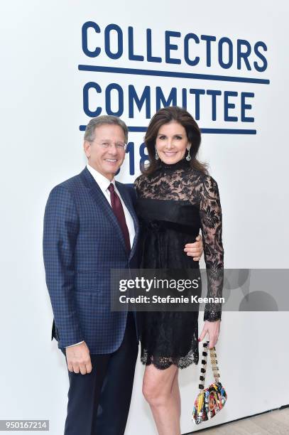 Martin Katz and Kelly Katz attend LACMA 2018 Collectors Committee Gala at LACMA on April 21, 2018 in Los Angeles, California.