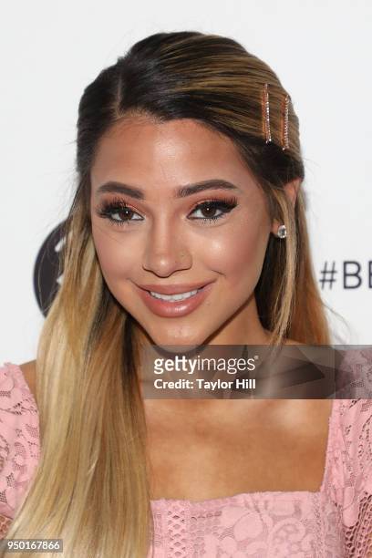 Gabi DeMartino attends the 2018 Beautycon NYC at The Jacob K. Javits Convention Center on April 22, 2018 in New York City.