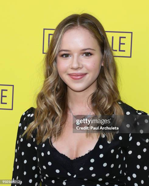 Actress Holly J. Barrett attends the opening night of "Belleville" at the Pasadena Playhouse on April 22, 2018 in Pasadena, California.