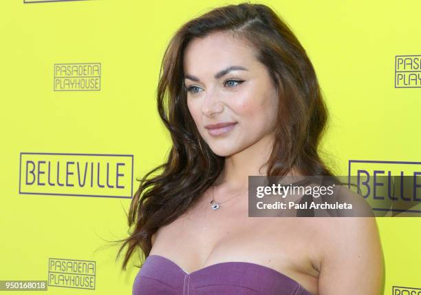 Actress Christina Ochoa attends the opening night of "Belleville" at the Pasadena Playhouse on April 22, 2018 in Pasadena, California.