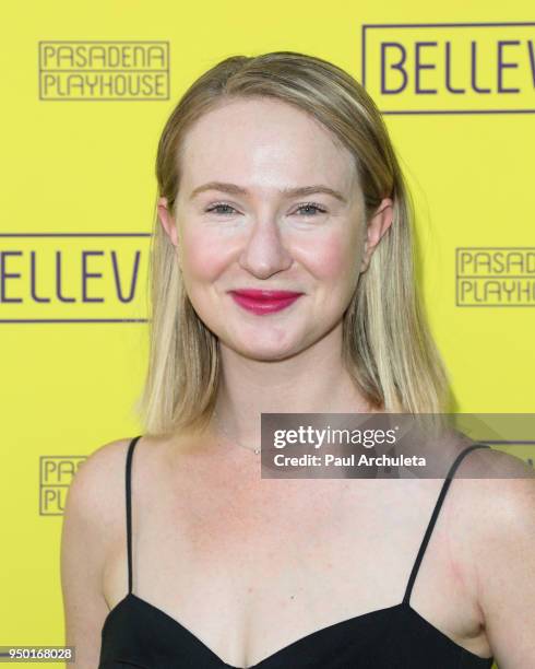 Actress Halley Feiffer attends the opening night of "Belleville" at the Pasadena Playhouse on April 22, 2018 in Pasadena, California.