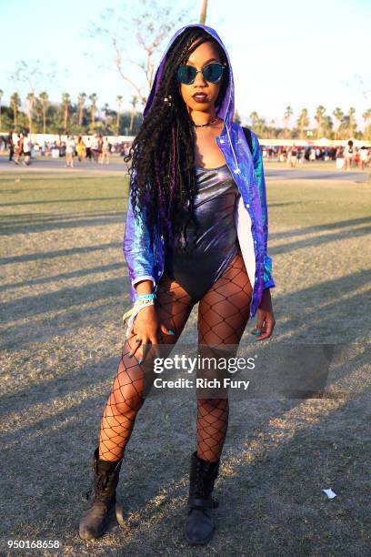 Festivalgoers during the 2018 Coachella Valley Music And Arts Festival at the Empire Polo Field on April 22, 2018 in Indio, California.