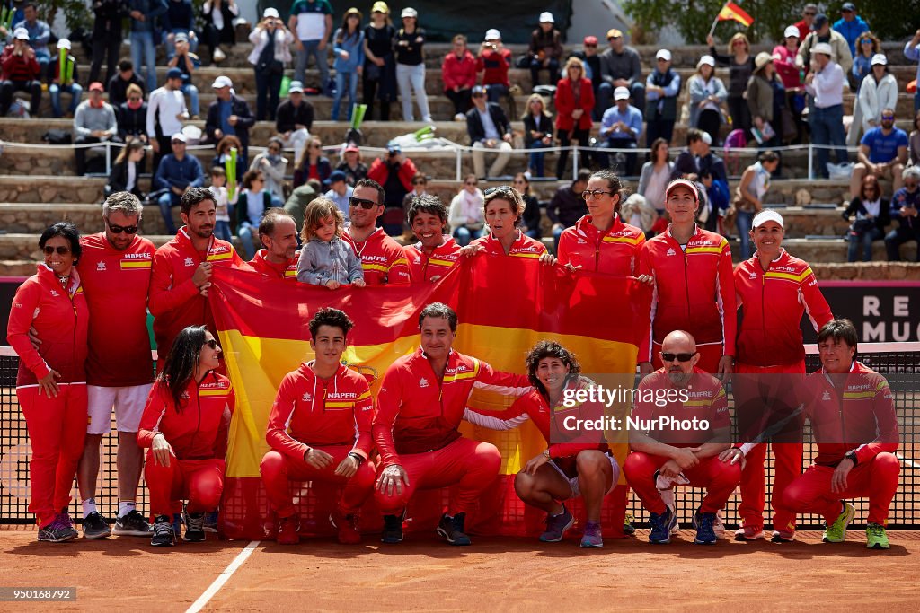 Spain v Paraguay - Fed Cup by BNP Paribas World CUp Group II Play-Off