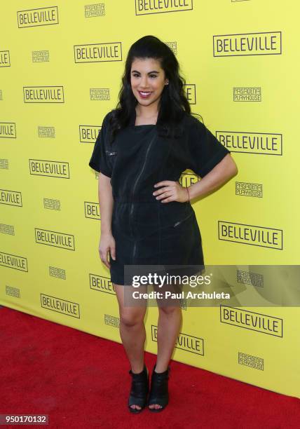 Actress Chrissie Fit attends the opening night of "Belleville" at the Pasadena Playhouse on April 22, 2018 in Pasadena, California.