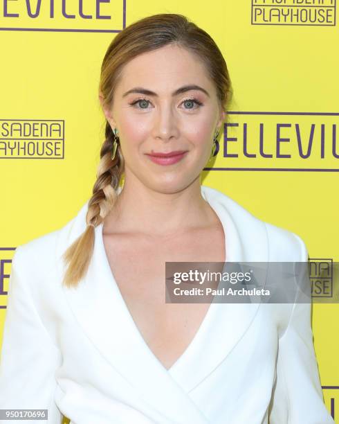 Actress Bonnie Kathleen Ryan attends the opening night of "Belleville" at the Pasadena Playhouse on April 22, 2018 in Pasadena, California.