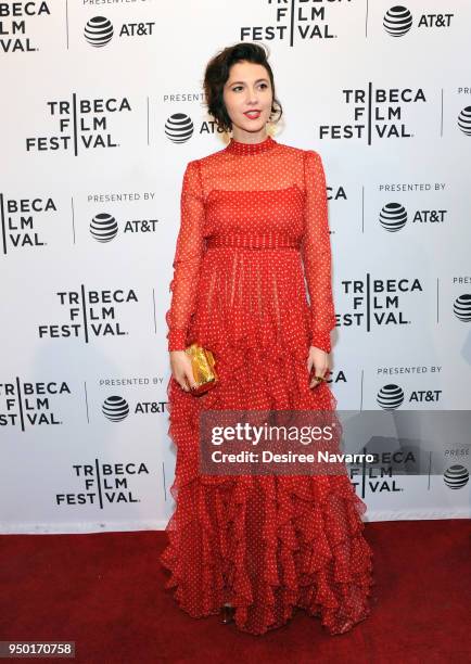 Actress Mary Elizabeth Winstead attends 2018 Tribeca Film Festival - 'All About Nina' at SVA Theater on April 22, 2018 in New York City.