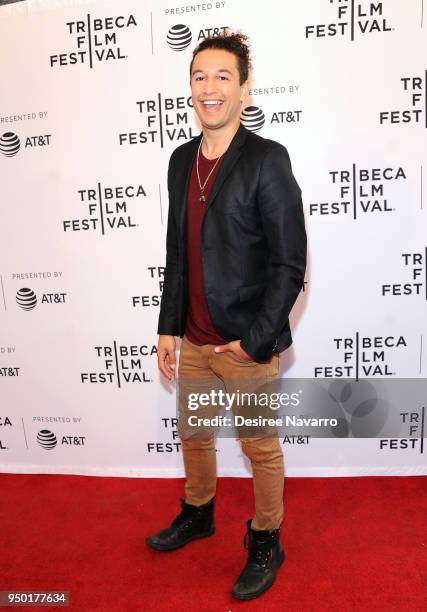 Actor Sheldon White attends 2018 Tribeca Film Festival - 'All About Nina' at SVA Theater on April 22, 2018 in New York City.