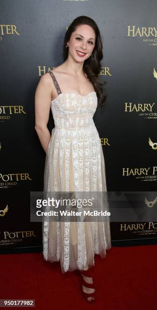 Lauren Nicole Cipoletti attends the Broadway Opening Day Cast Press Reception for 'Harry Potter and the Cursed Child Parts One and Two' at The Lyric...