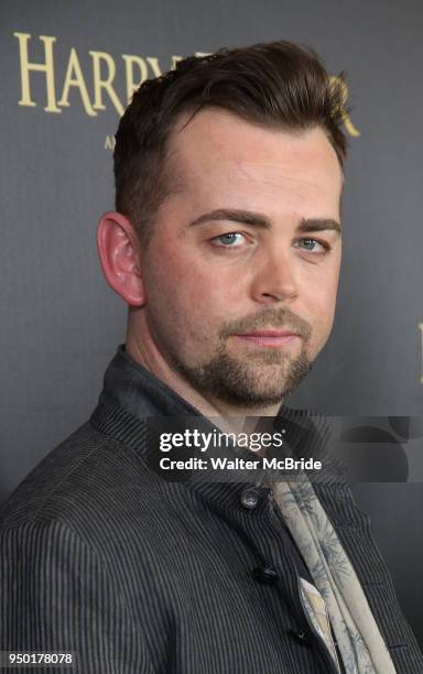 Alex Price attends the Broadway Opening Day Cast Press Reception for 'Harry Potter and the Cursed Child Parts One and Two' at The Lyric Theatre on...