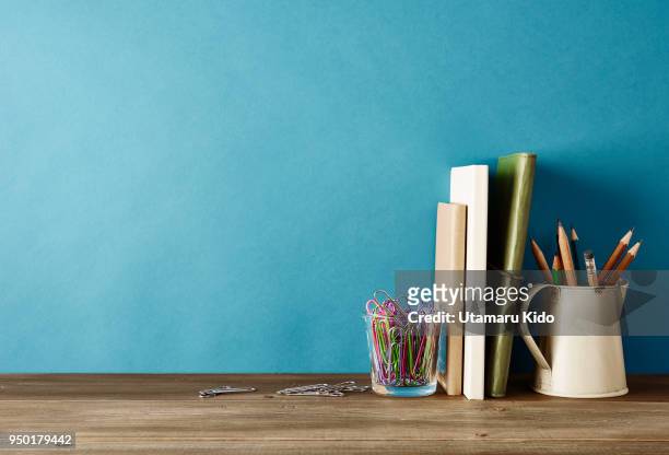 desk. - office still life stock pictures, royalty-free photos & images