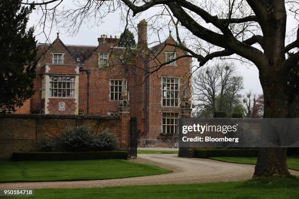 Chequers, the country residence of the U.K. Prime minister, stands in Aylesbury, U.K., on Saturday, April 21, 2018. The meeting between U.K. Prime...