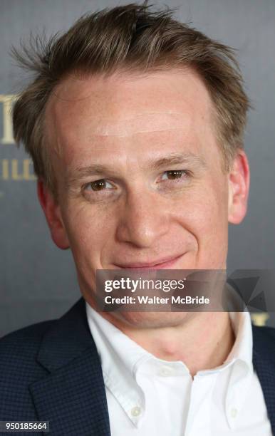 Jamie Parker attends the Broadway Opening Day Cast Press Reception for 'Harry Potter and the Cursed Child Parts One and Two' at The Lyric Theatre on...